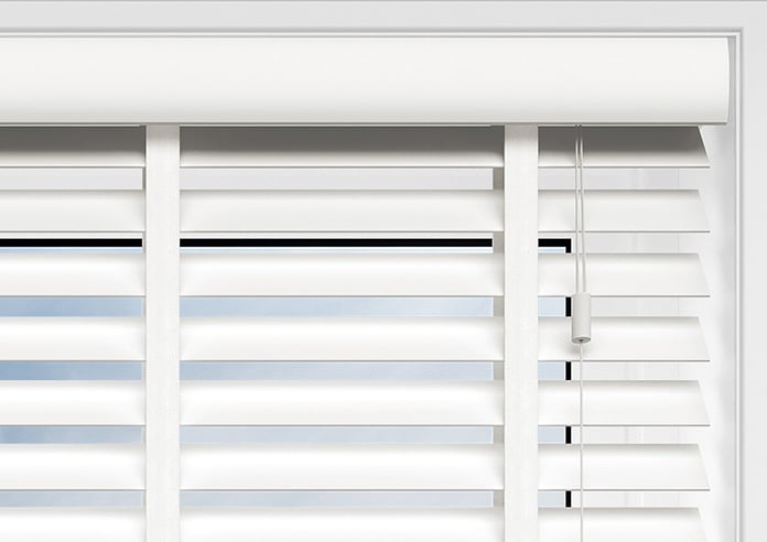 Ecowood Deluxe, Soft White Satin - Motorised Venetian Blind - Image 8